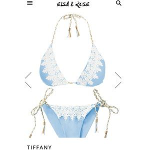 Elsa and Rose crochet bikini set